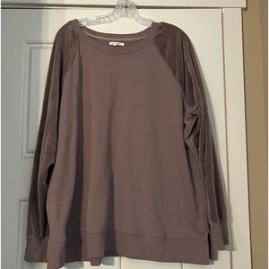 Purple Maurice’s sweatshirt. Size 2